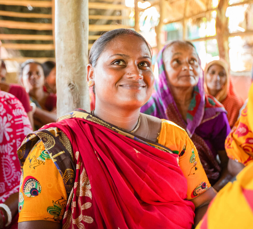 Indian Woman in a Mission India Adult Literacy class